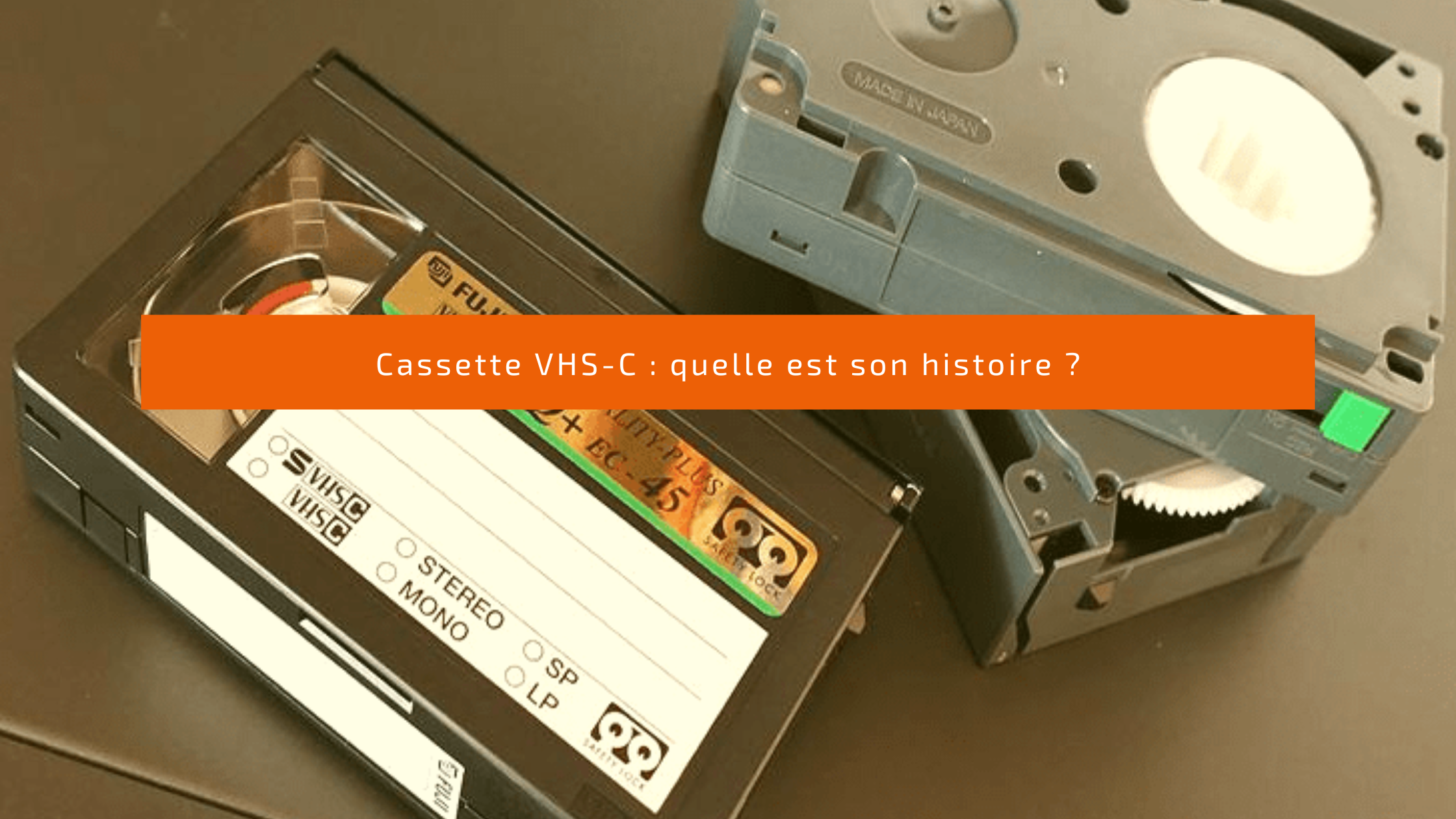 Existe-t-il un adaptateur VHS-C - VHS ? - OnlyDigital