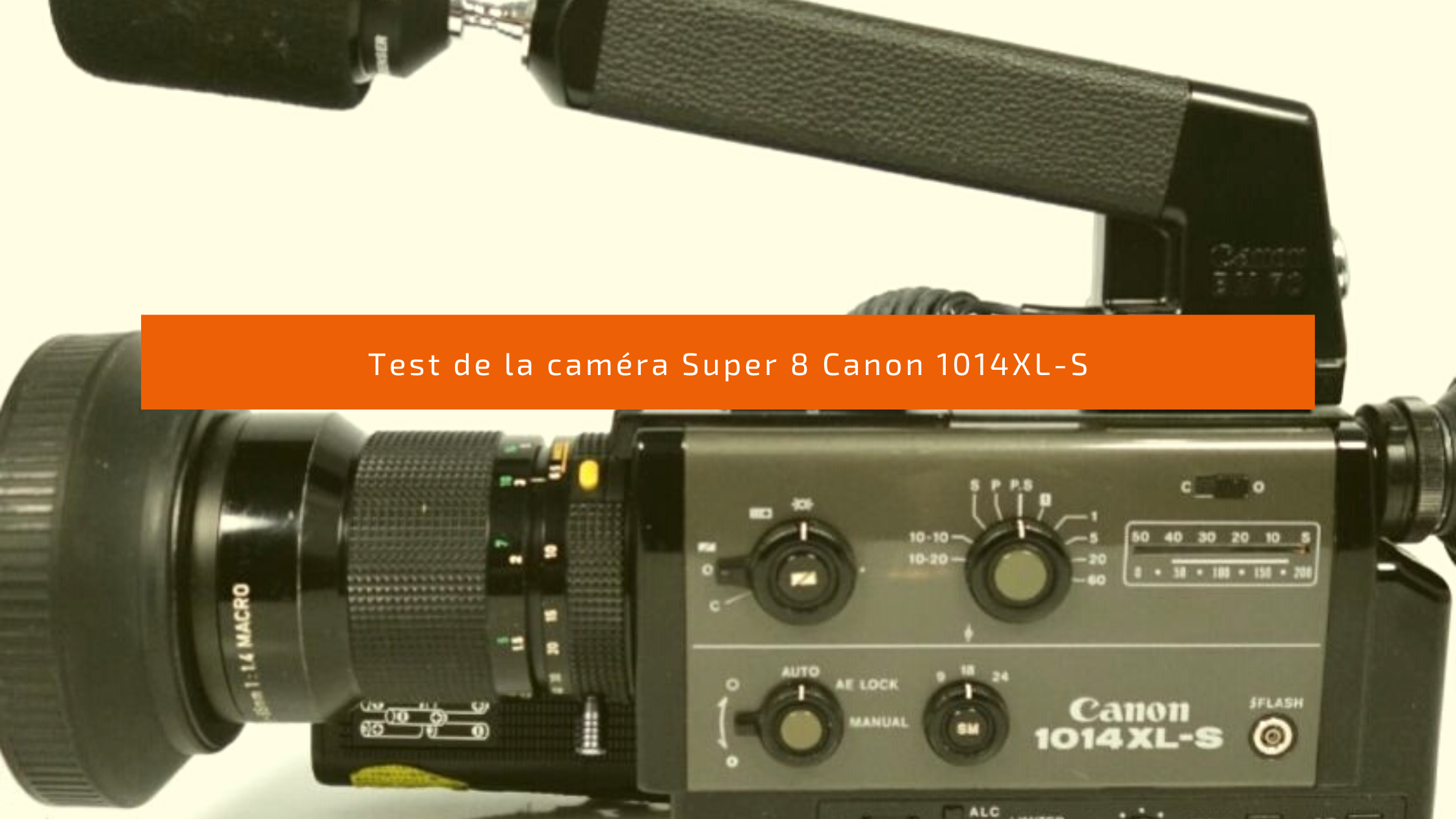 Tested With a Real Super 8 Film * Canon 1014 XL Super 8 + Serial Number: 116322 + 2590