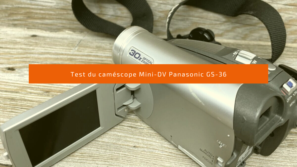 caméscope Mini-DV Panasonic GS-36