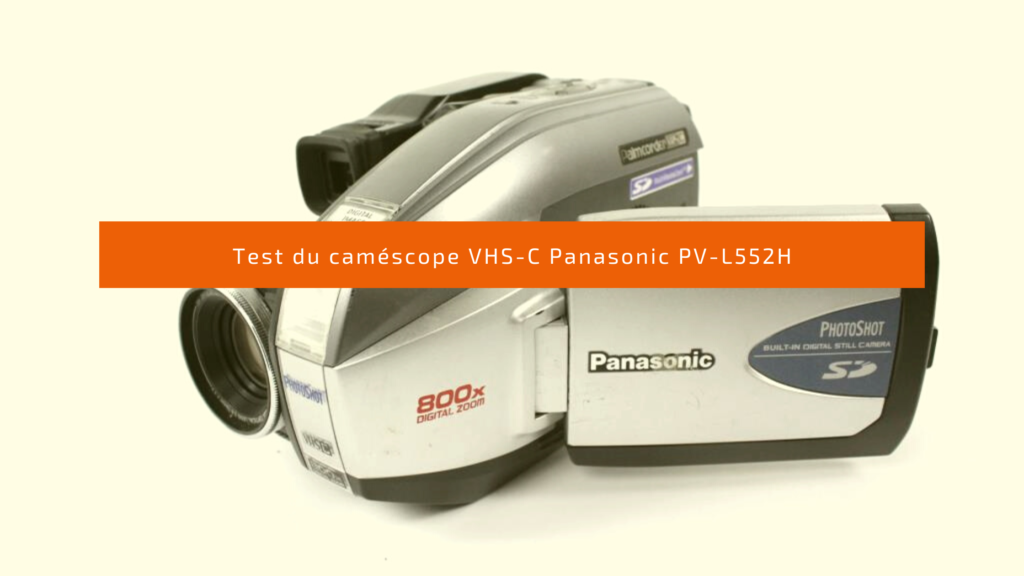 caméscope VHS-C Panasonic PV-L552H
